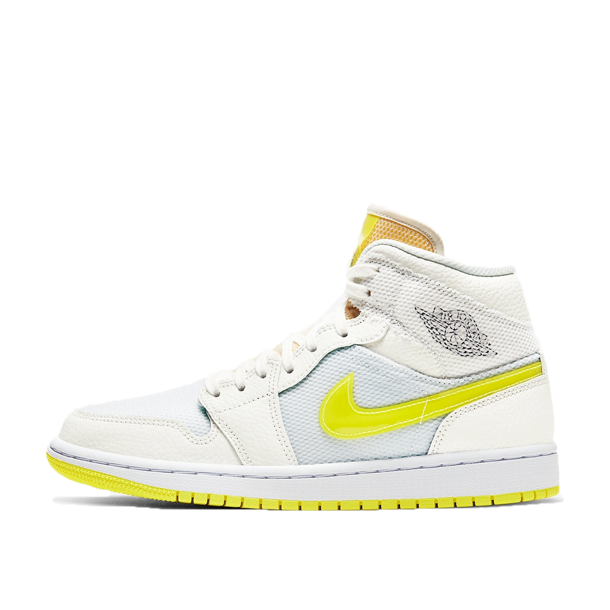 Air Jordan 1 Mid SE WMNS 'Voltage Yellow' (2021) VOLTAGE YELLOW sneaker – authenticated on KLEKT