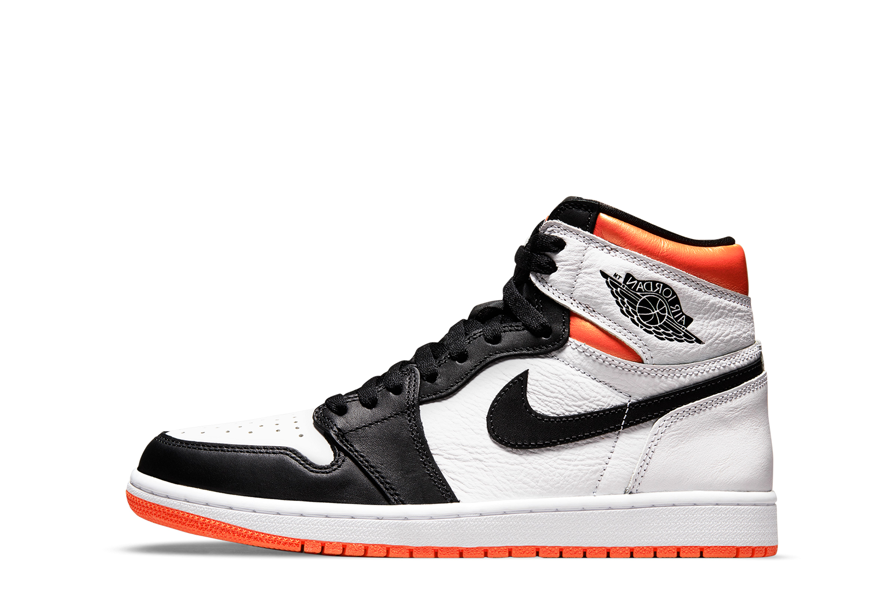 Air Jordan 1 Retro High 'Electro Orange' (2021) WHITE/ELECTRO ORANGE/BLACK sneaker – authenticated on KLEKT