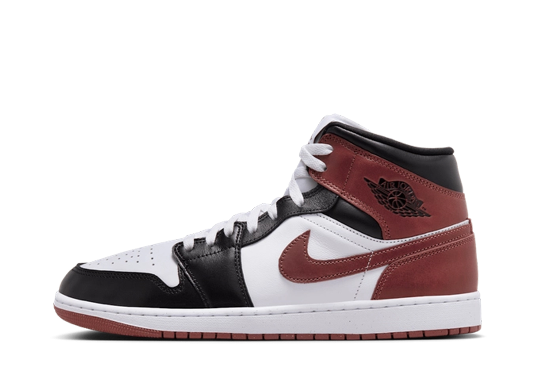Air Jordan 1 Mid SE 'Dark Pony' (2025) White/Black/Dark Pony sneaker – authenticated on KLEKT