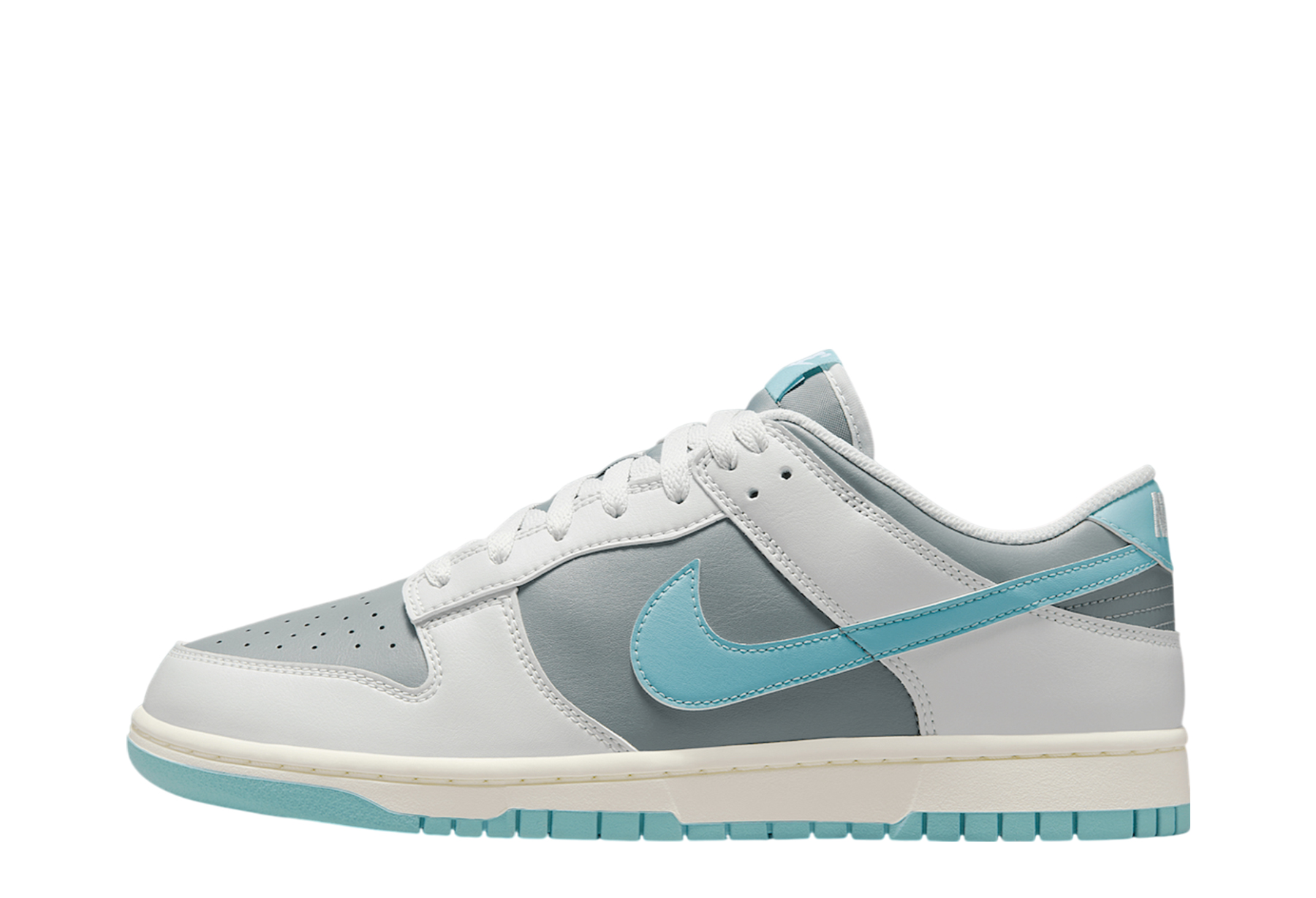 Nike Dunk Low 'Photon Dust Denim Turquoise' WHITE/GREY/TURQUOISE sneaker – authenticated on KLEKT