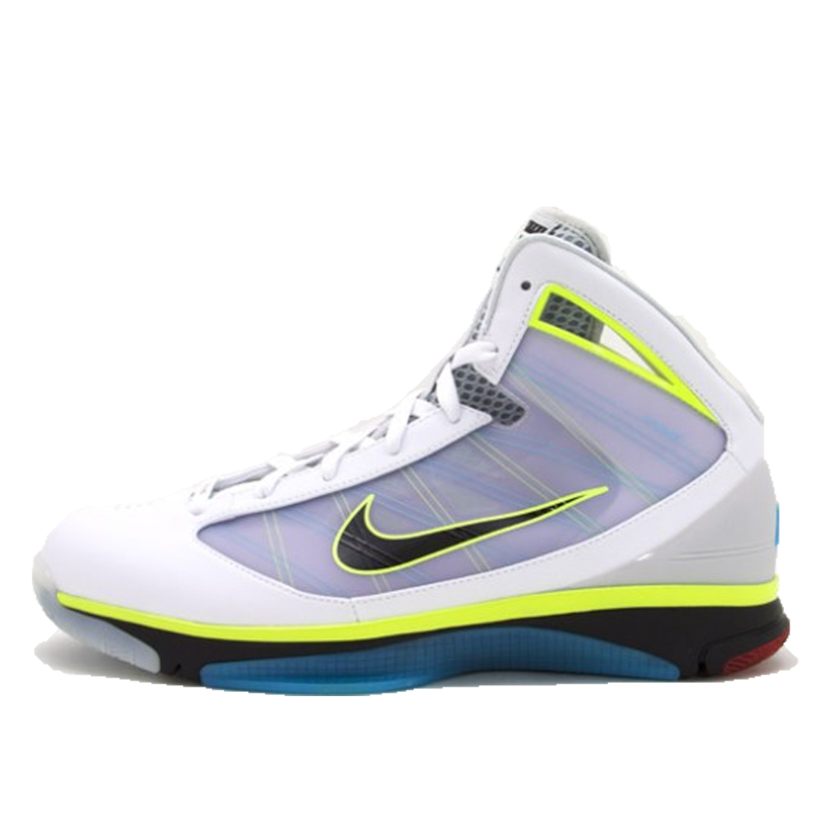 Nike Hyperize White Men Can't Jump (Billy Hoyle) (2009) WHITE/BLACK/NEUTRAL GREY/BALTIC BLUE sneaker – authenticated on KLEKT