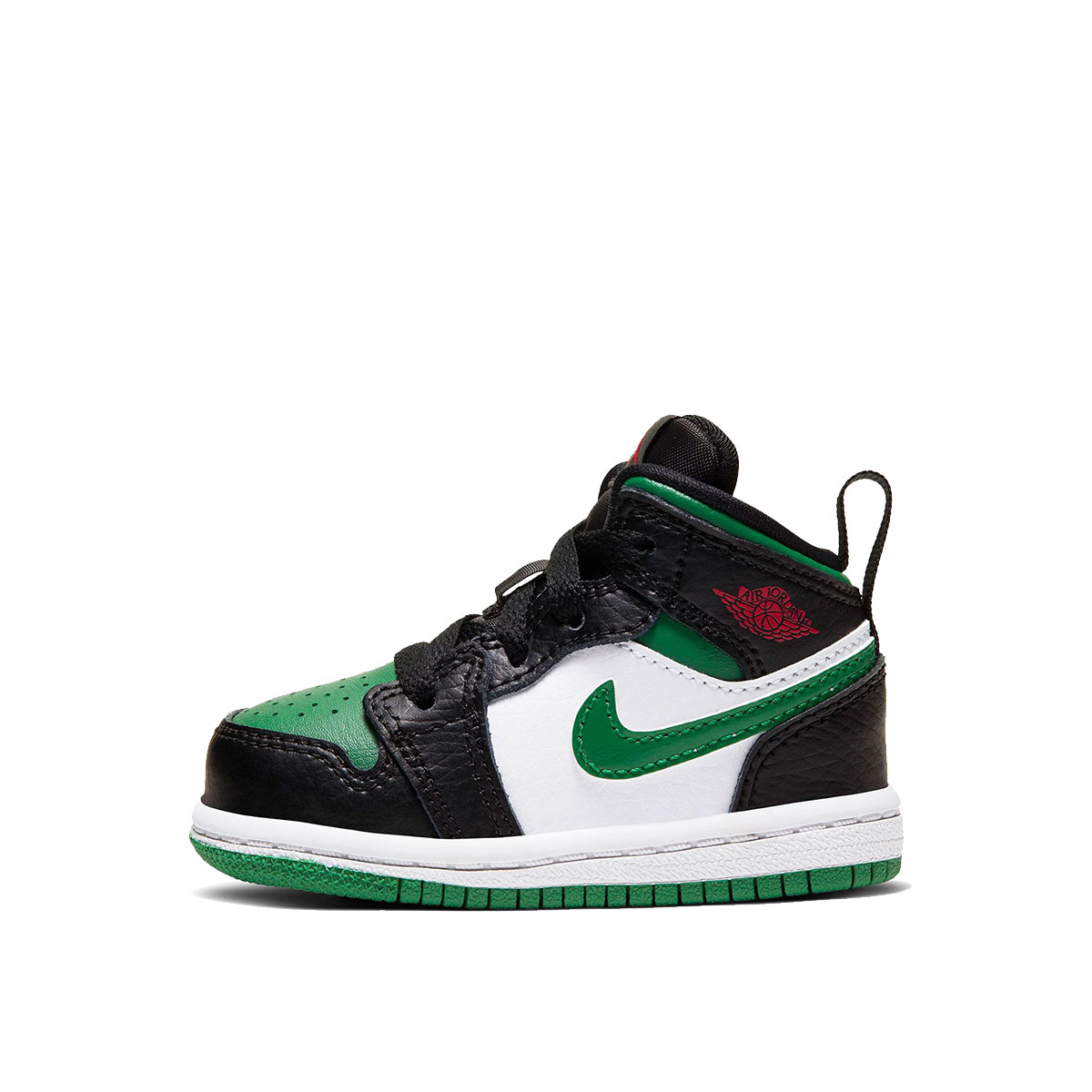 Air Jordan 1 Mid Pine Green (TD) (2022) BLACK/WHITE/GYM RED/PINE GREEN sneaker – authenticated on KLEKT