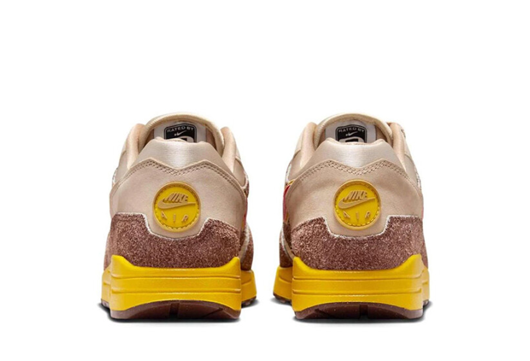 Nike Air Max 1 .SWOOSH 'Big Head Origins' (2025) Light Chocolate/University Red-Hemp/Sanddrift sneaker – authenticated on KLEKT