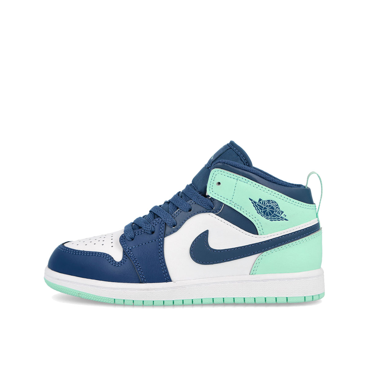 Air Jordan 1 Mid Mystic Navy Mint Foam (PS) (2022) Mystic Navy/Mint Foam sneaker – authenticated on KLEKT