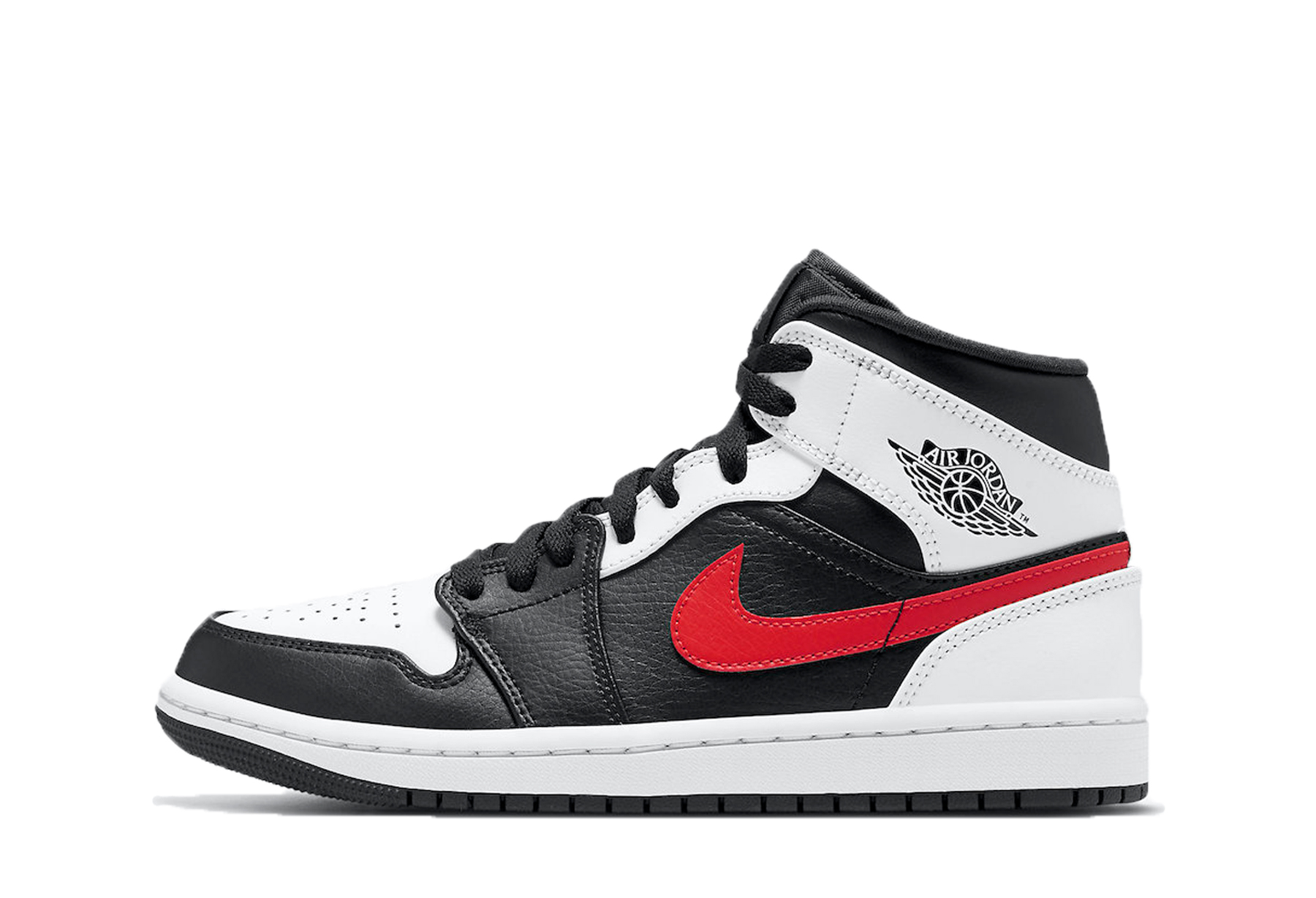 Air Jordan 1 Mid 'Black Chile Red White' (2021) sneaker – authenticated on KLEKT