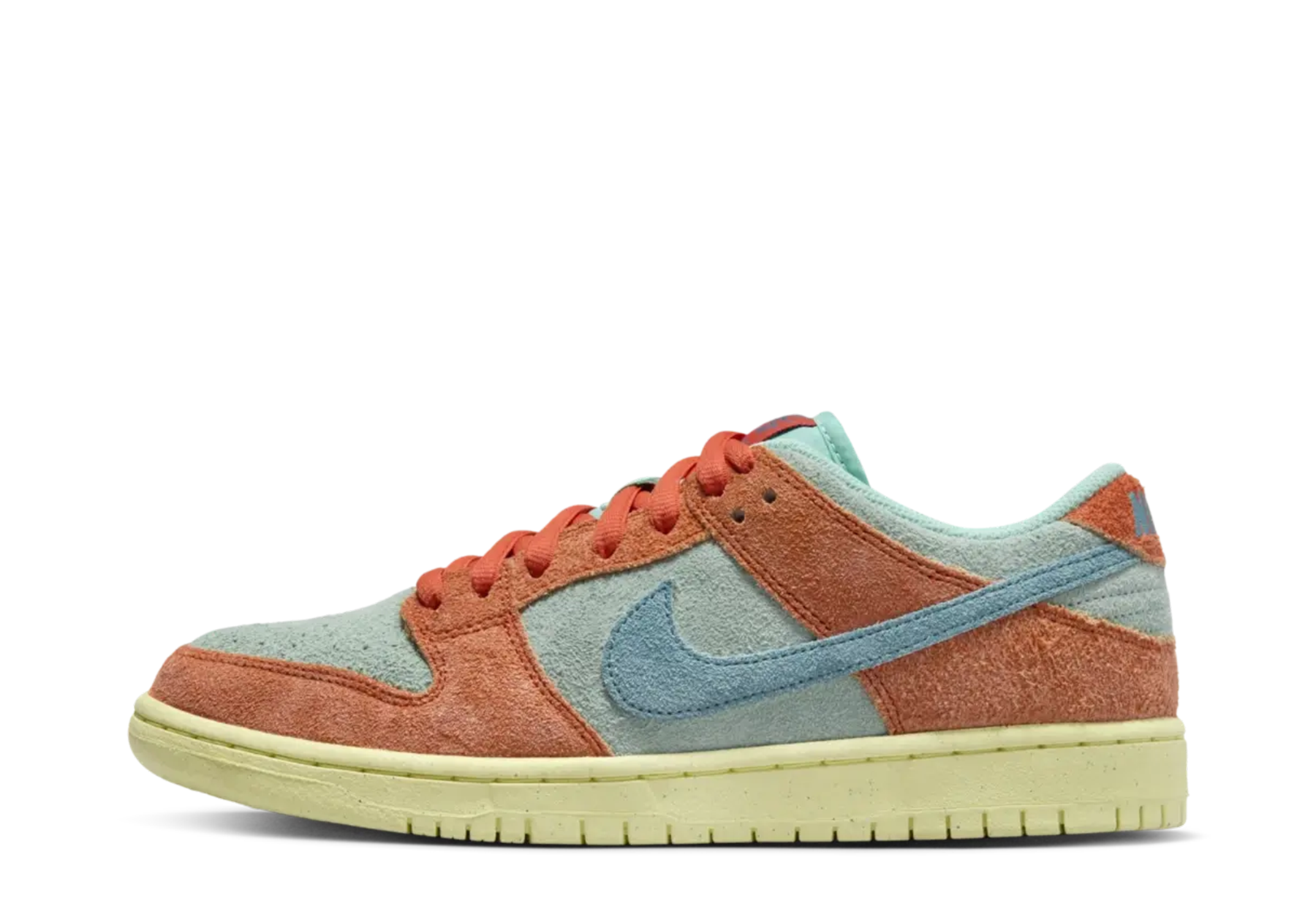 Nike SB Dunk Low 'Noise Aqua' (2023) Orange/Noise Aqua/Emerald Rise/Lemon Chiffon sneaker – authenticated on KLEKT