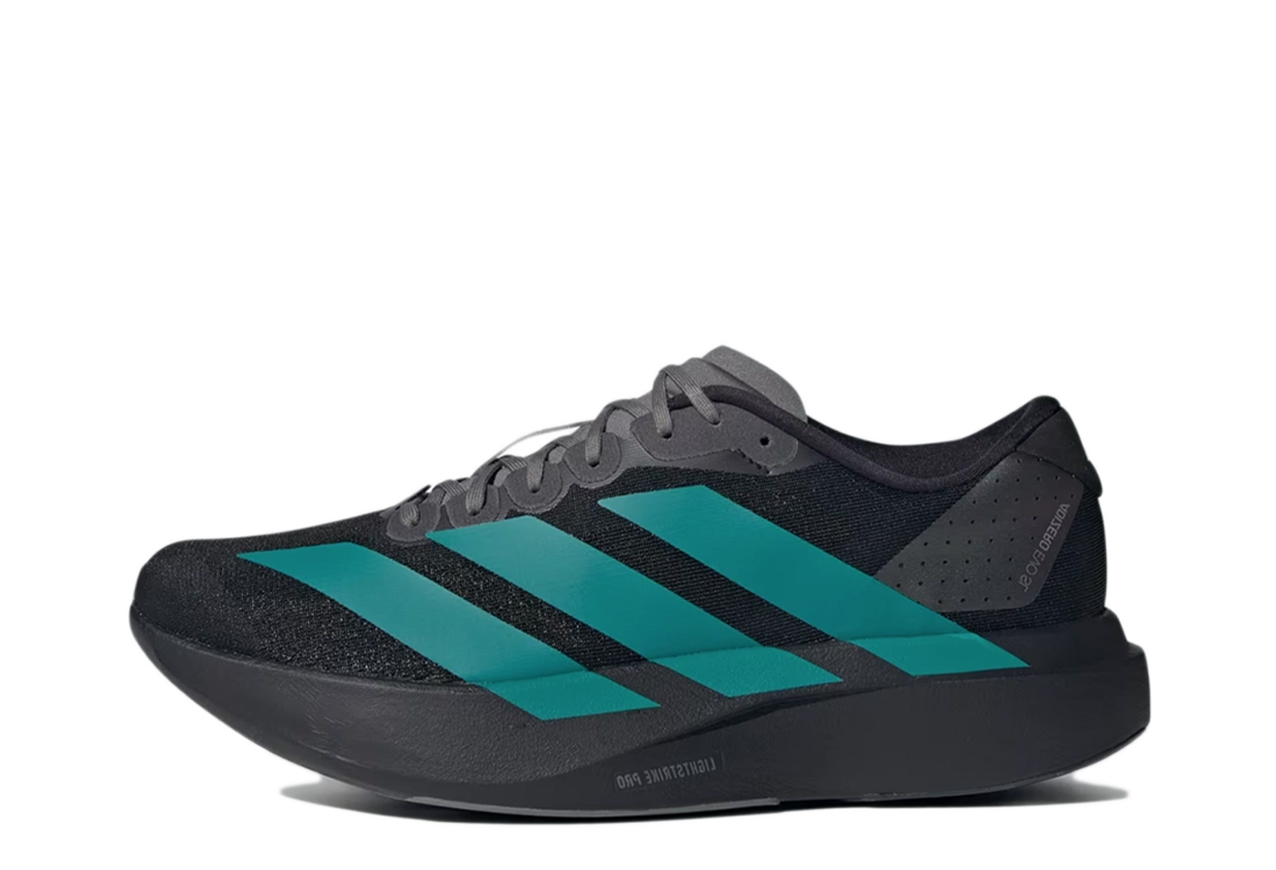 Adidas Adizero Evo SL 'Black Pure Teal' (2025) Core Black/Pure Teal/Grey Four sneaker – authenticated on KLEKT
