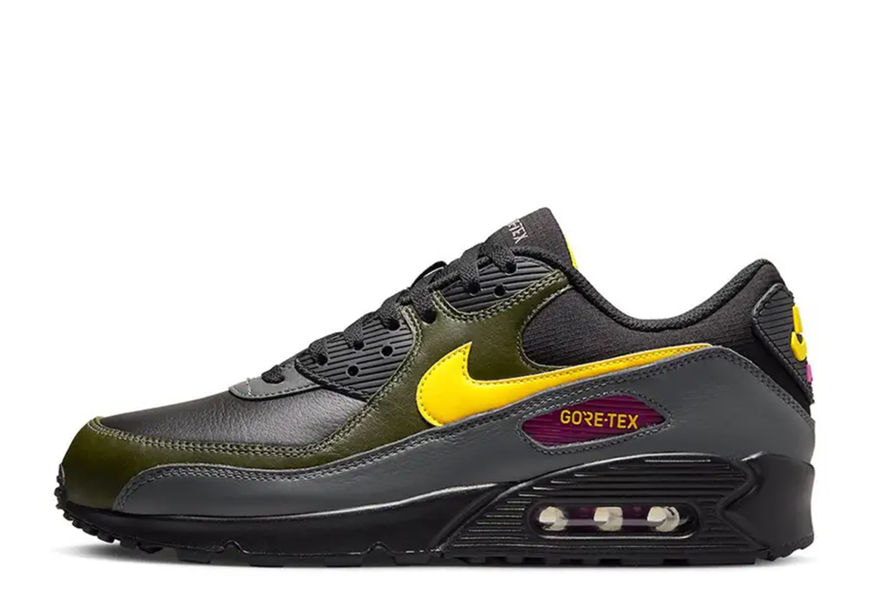 Nike Air Max 90 Gore-Tex 'Cargo Khaki' (2022) BLACK/YELLOW/KHAKI sneaker – authenticated on KLEKT