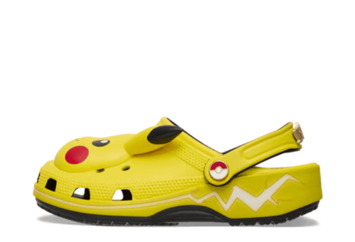 Crocs Classic Clog Pok&eacute;mon Pikachu in yellow with black and red details