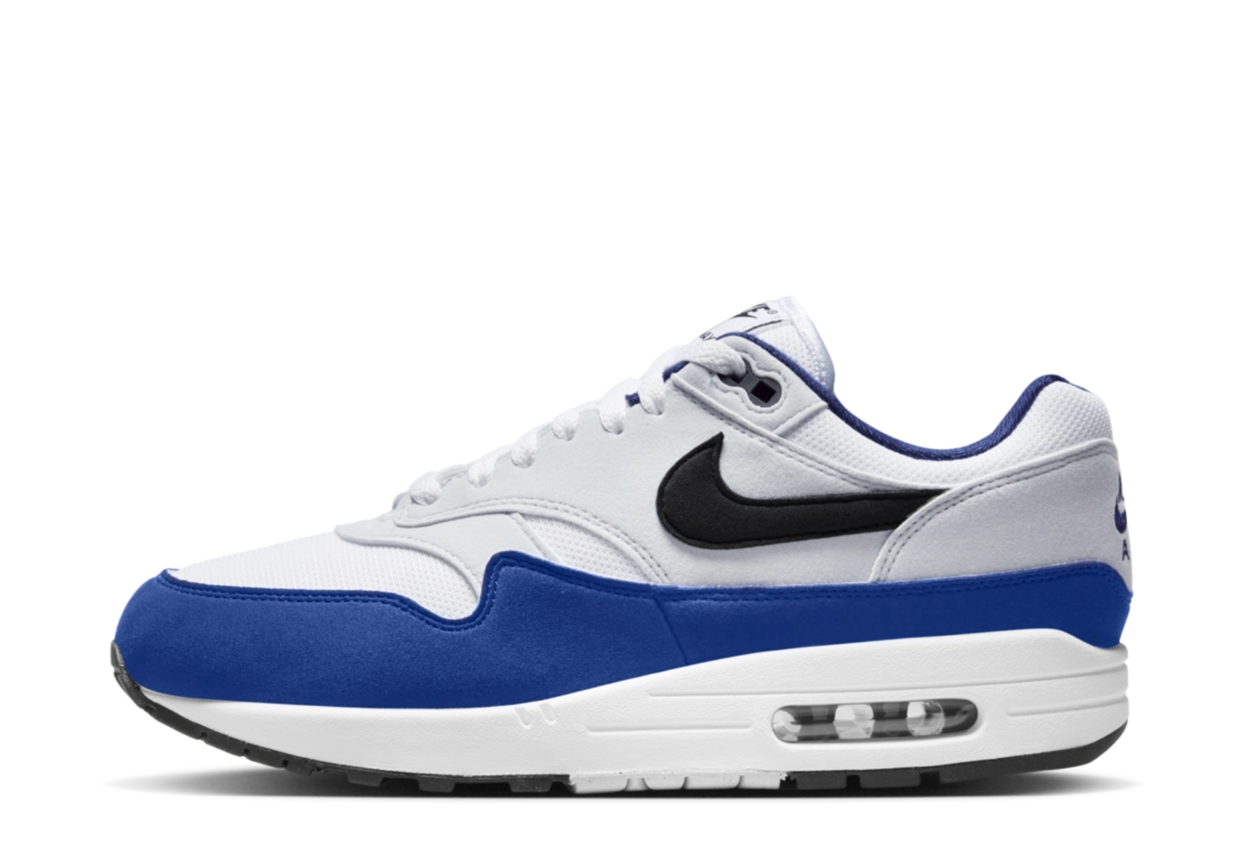 Nike Air Max 1 'Deep Royal Blue' (2023) White/Black/Deep Royal Blue sneaker – authenticated on KLEKT
