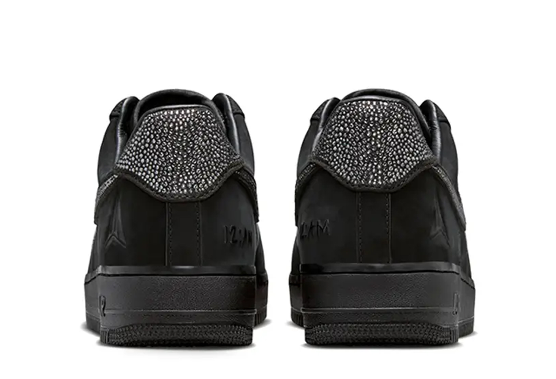 Nike x Ja Morant Air Force 1 Low Swarovski 'Black' (2025) BLACK sneaker – authenticated on KLEKT