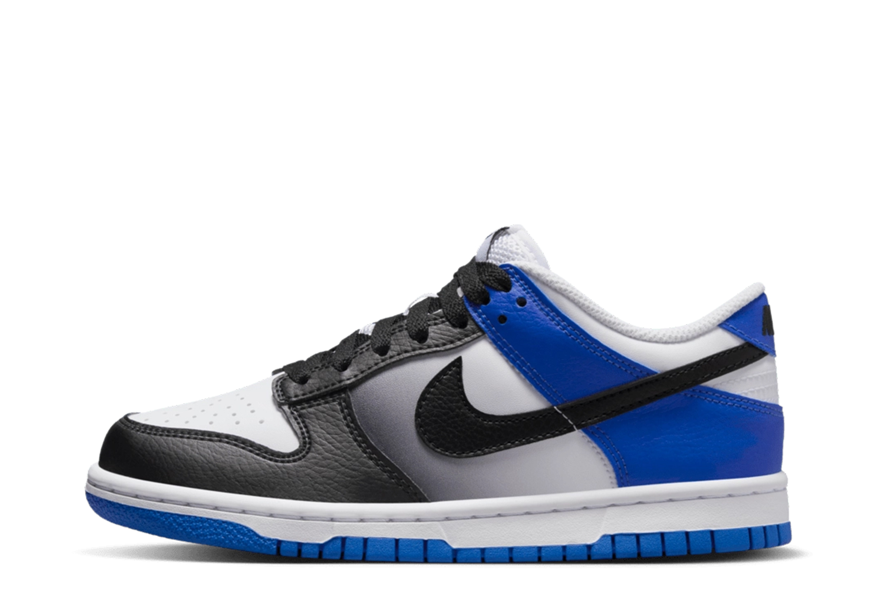 Nike Dunk Low GS 'Black & Royal Gradient' (2024) Game Royal/White/Black sneaker – authenticated on KLEKT