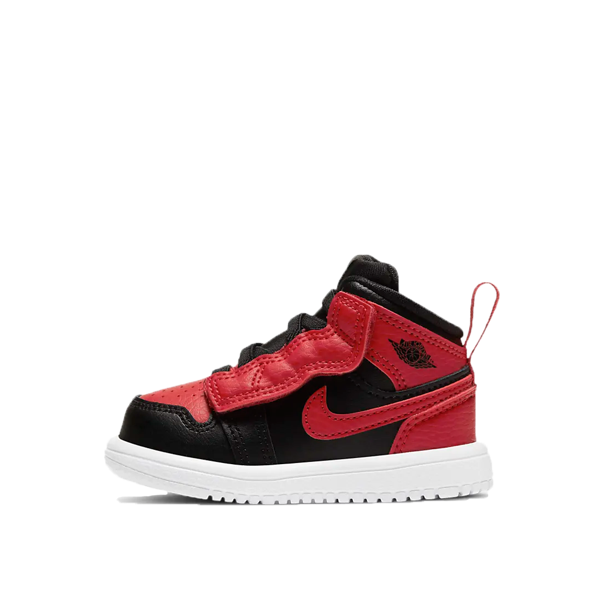 Air Jordan 1 Mid Alt Banned (TD) (2020) BLACK/UNIVERSITY RED/BLACK/WHITE sneaker – authenticated on KLEKT