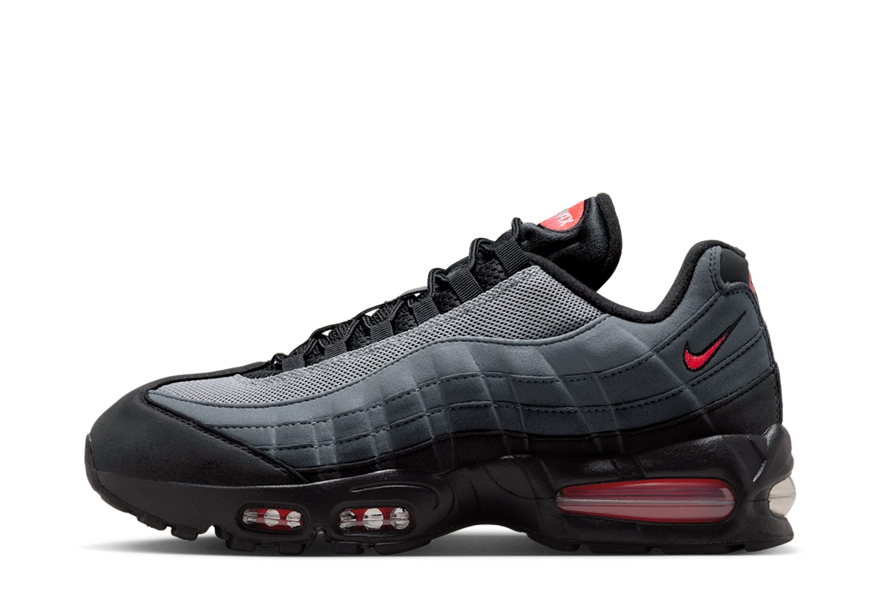 Nike Air Max 95 OG 'Bright Crimson' (2025) Black/Bright Crimson/Anthracite/Iron Grey sneaker – authenticated on KLEKT