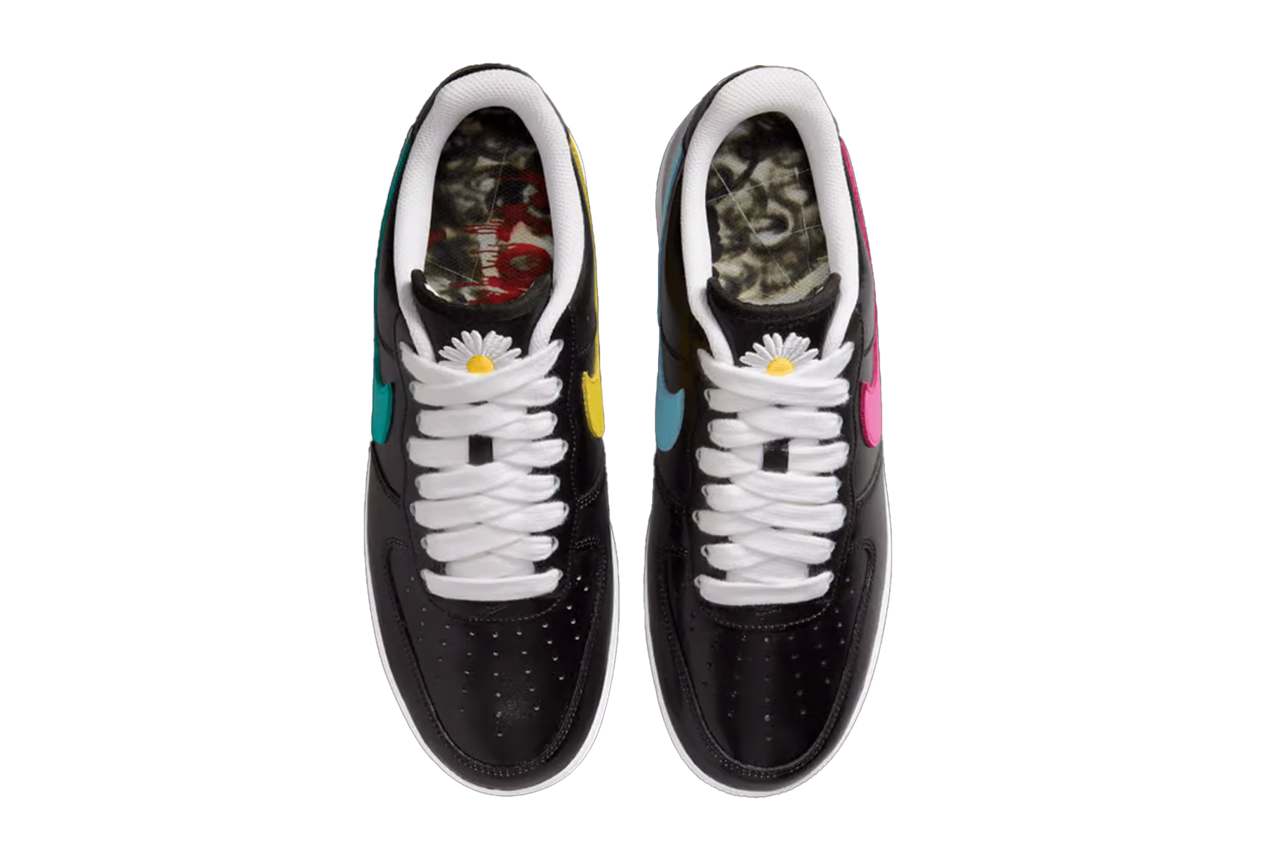 Nike x PEACEMINUSONE Air Force 1 '07 'Para-Noise 3.0' (2024) Black/Multicolor sneaker – authenticated on KLEKT
