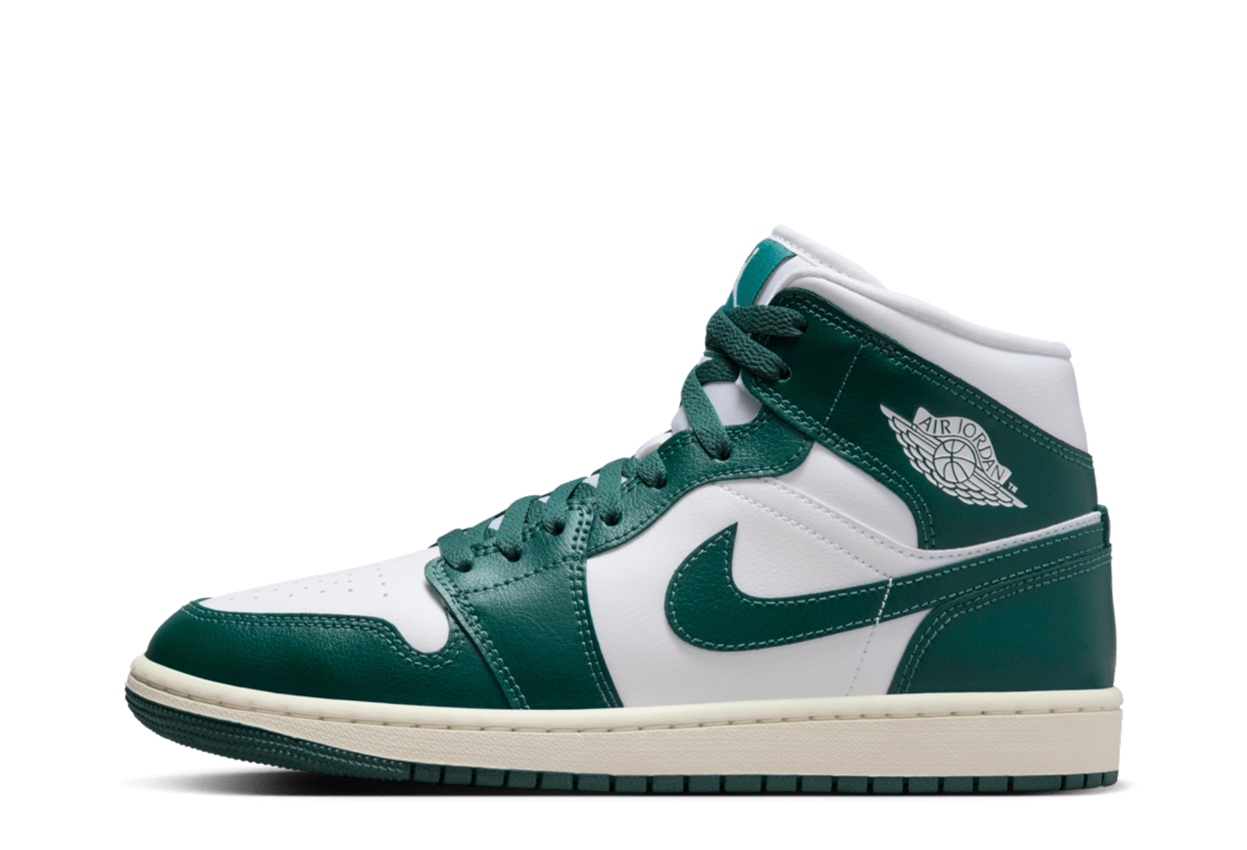 Air Jordan 1 Mid 'Oxidized Green' (2024) White/Sail/Oxidized Green sneaker – authenticated on KLEKT