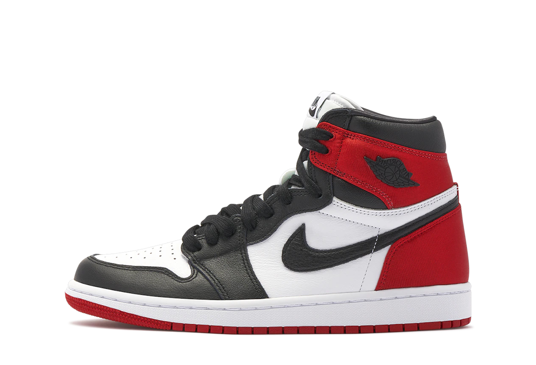 Air Jordan 1 Retro High WMNS 'Satin Black Toe' (2019) sneaker – authenticated on KLEKT