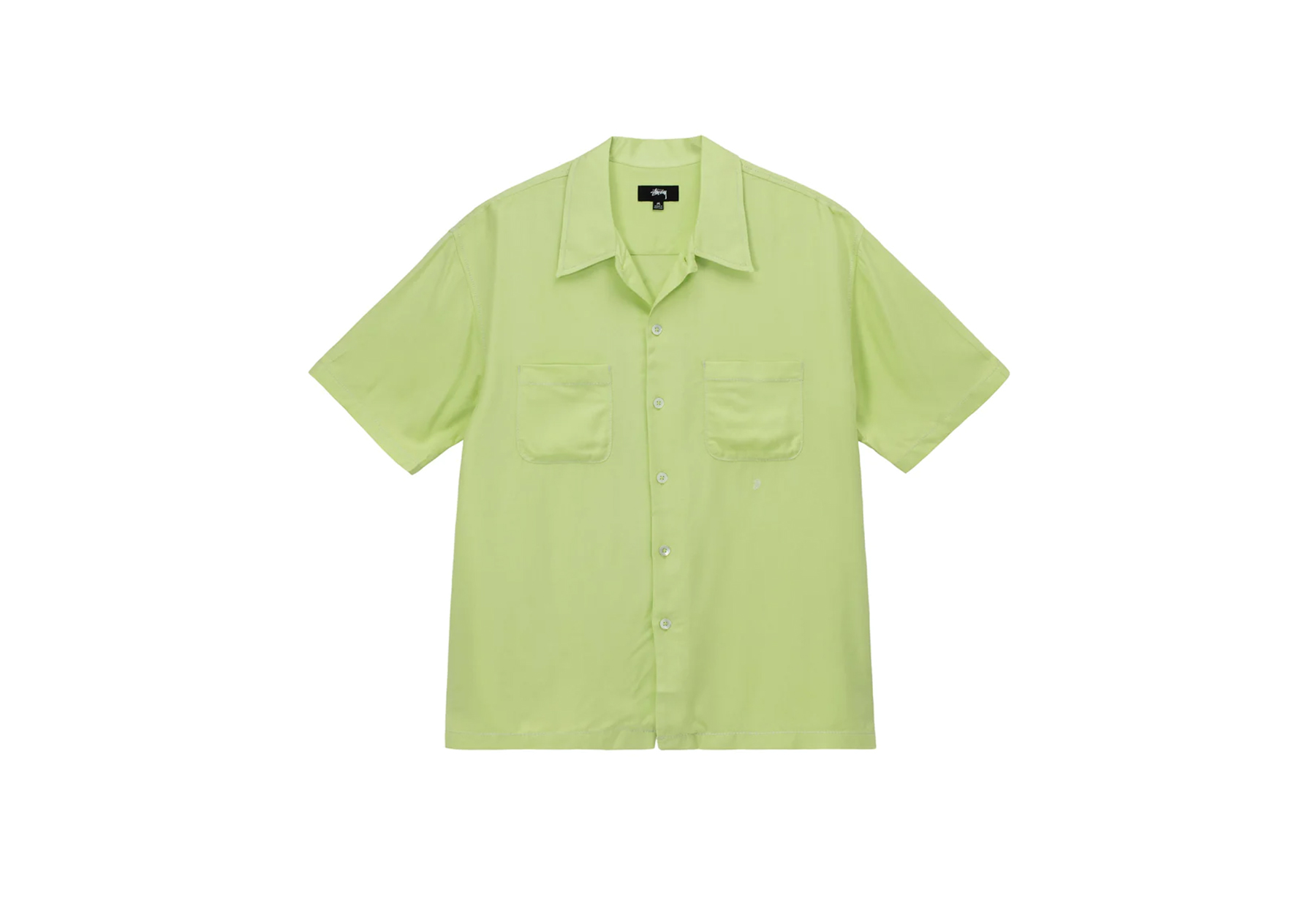 Stussy Contrast Pick Stitched Shirt Lime (SS23) LIME sneaker – authenticated on KLEKT