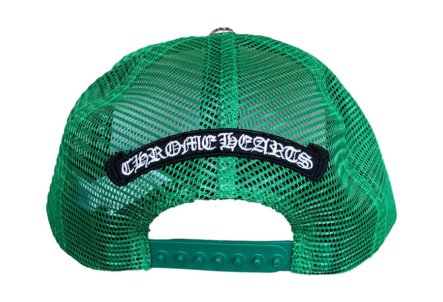 Chrome Hearts Matty Boy Sex Records Smiley Trucker Hat Green/Yellow GREEN/YELLOW sneaker – authenticated on KLEKT