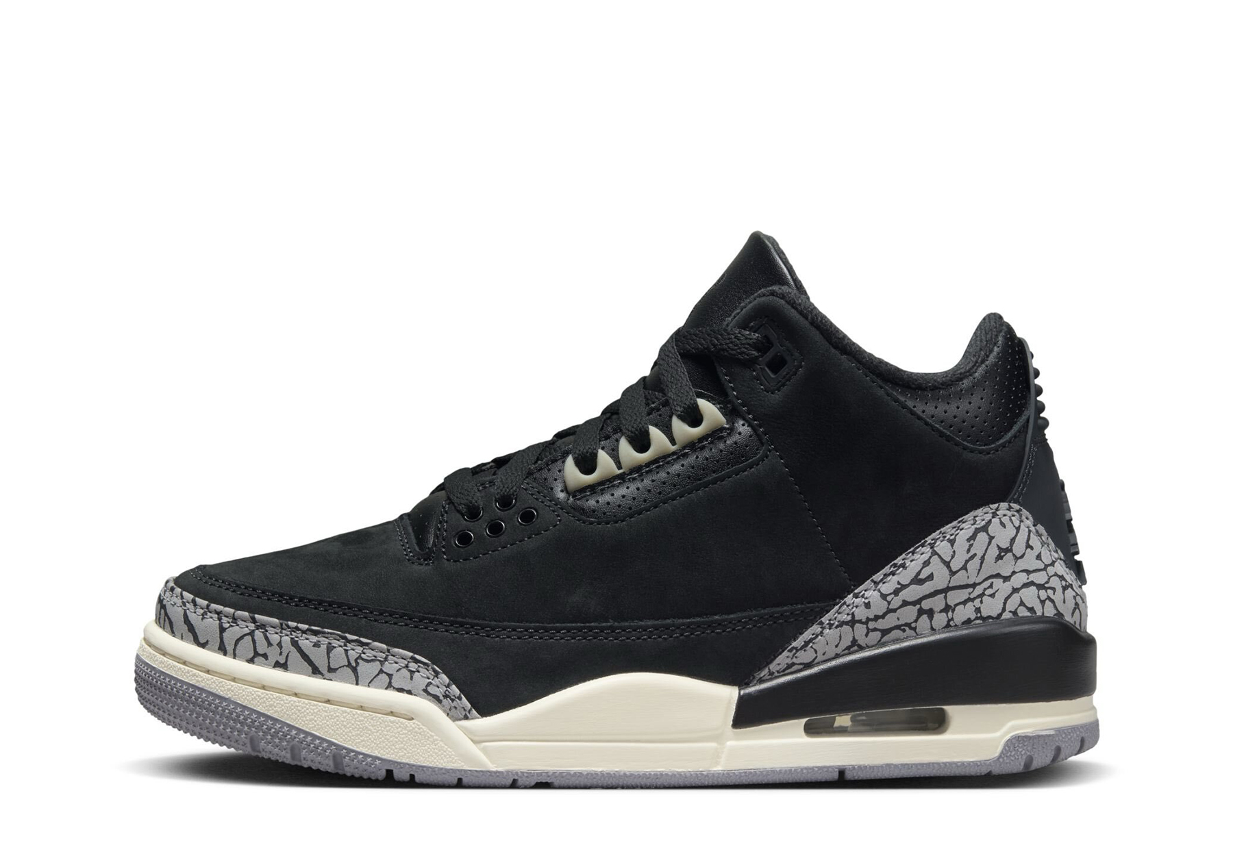Air Jordan 3 WMNS 'Off Noir' (2023) Off Noir/Black/Coconut Milk/Cement Grey sneaker – authenticated on KLEKT