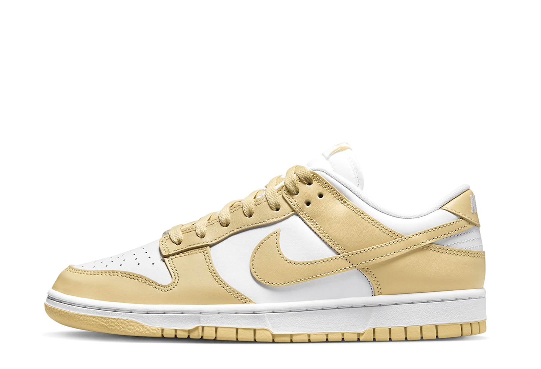 Nike Dunk Low 'Team Gold' (2023) WHITE/GOLD sneaker – authenticated on KLEKT