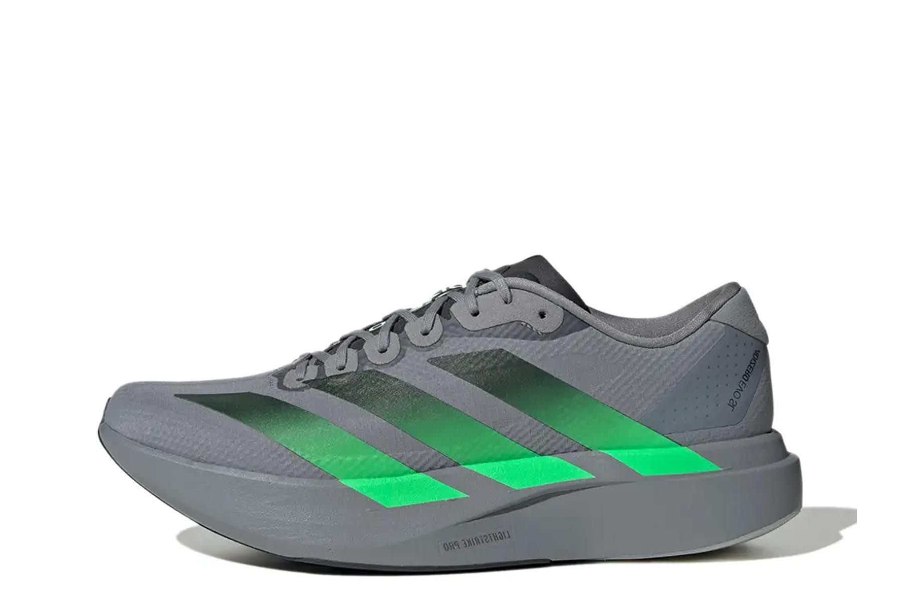 Adidas Adizero EVO SL 'Grey Screaming Green' (2026) GREY sneaker – authenticated on KLEKT
