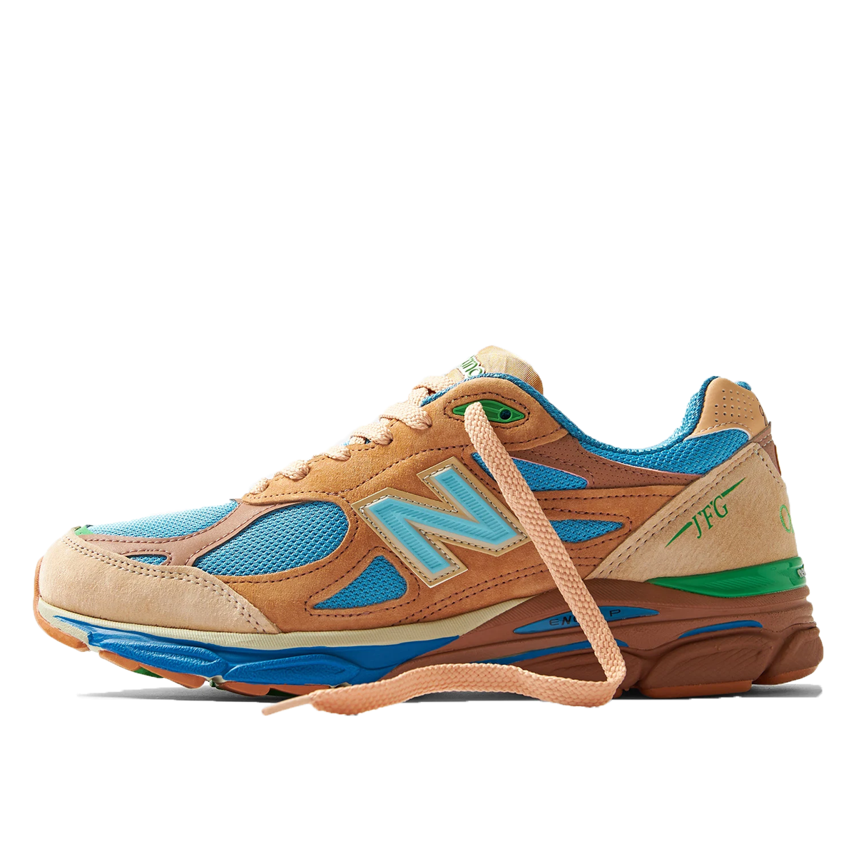 New Balance x Joe Freshgoods 990V3 Outside Clothes (2021) DESERT ROSE/BLUE sneaker – authenticated on KLEKT