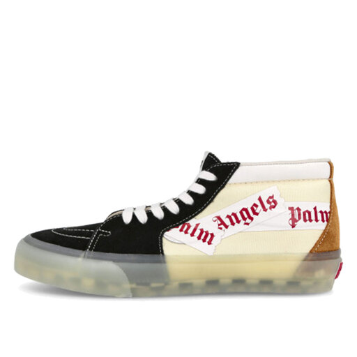 Vans x Palm Angels Vault Sk8-Mid LX Black White Beige (2022)