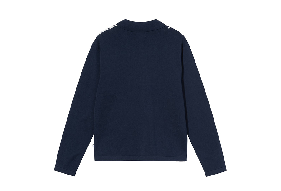 Stussy Striped Knit Shirt Navy (FW21) NAVY sneaker – authenticated on KLEKT