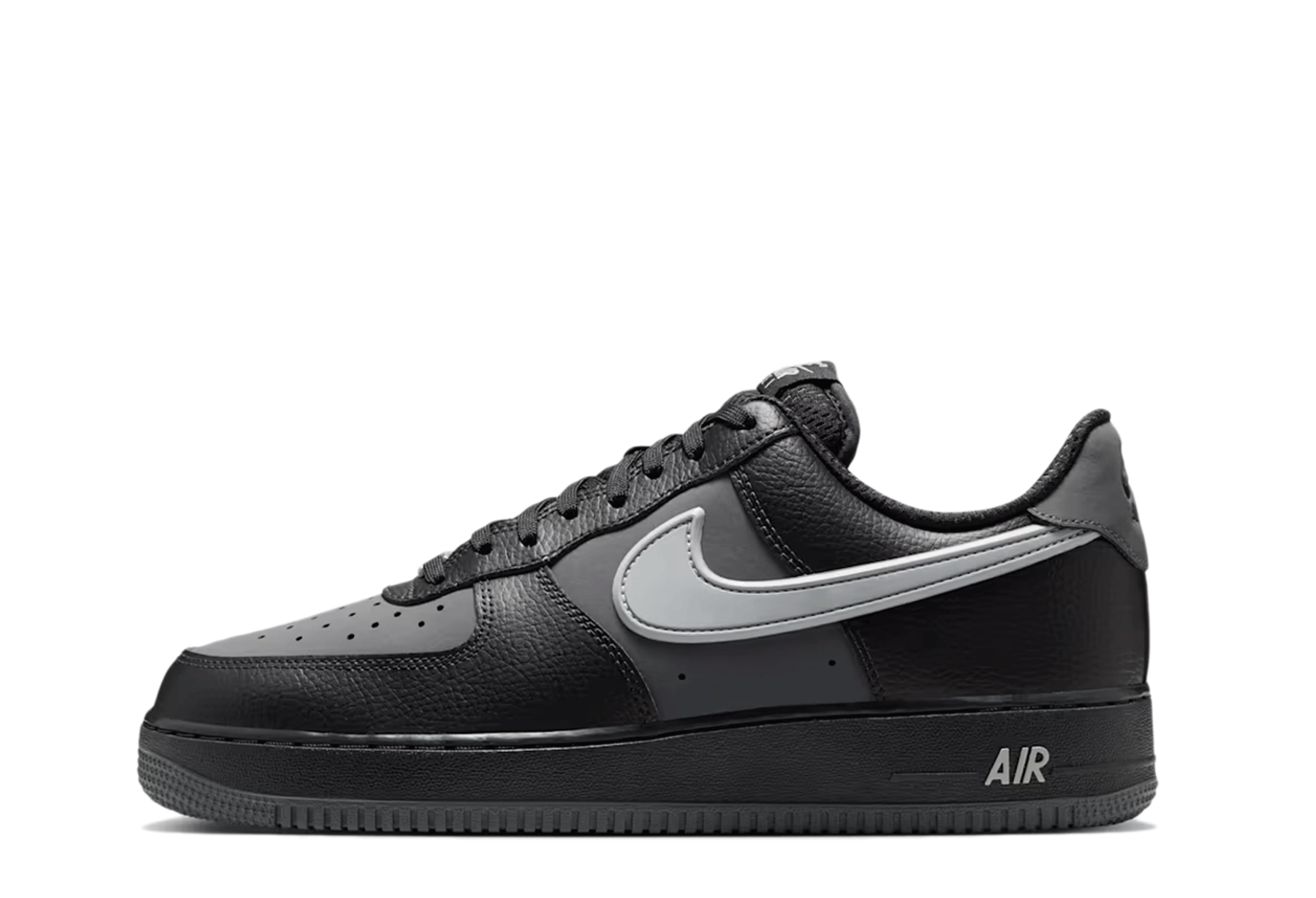 Nike Air Force 1 '07 LV8 'Black & Iron Grey' (2026) Black/Iron Grey/Light Smoke Grey sneaker – authenticated on KLEKT