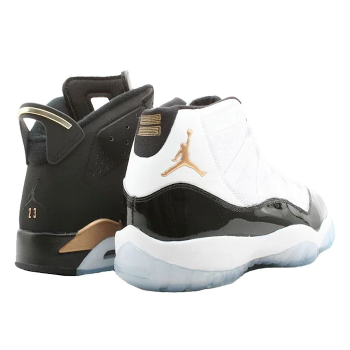 Air Jordan Defining Moments Pack (6/11) DMP Black/White/Metallic Gold sneaker – authenticated on KLEKT