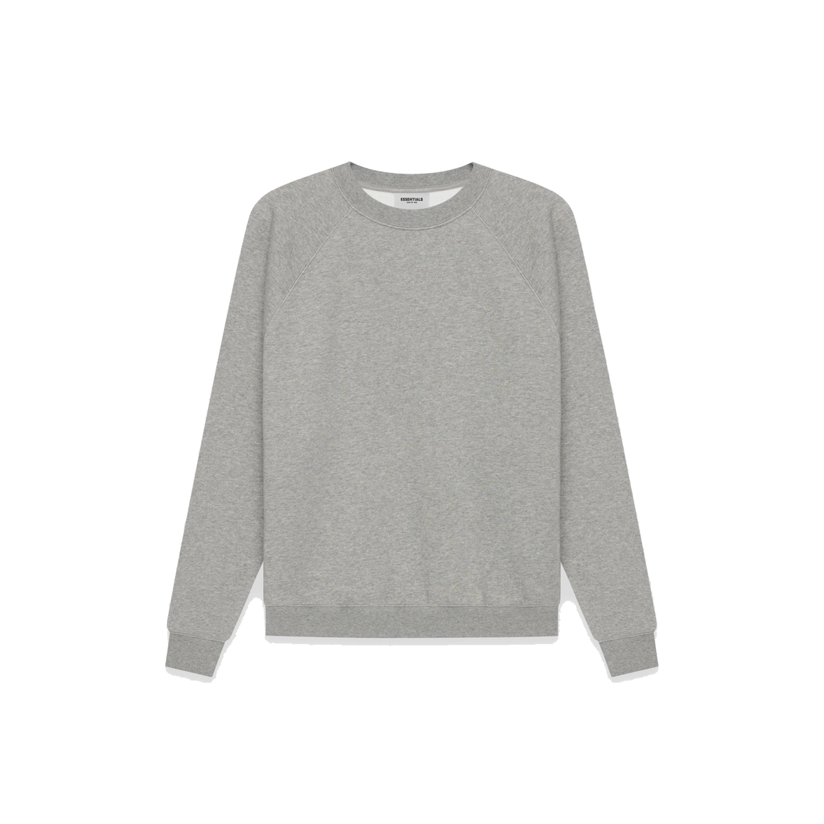 Fear Of God ESSENTIALS Pull-Over Crewneck Dark Heather Grey (SS21) DARK HEATHER GREY sneaker – authenticated on KLEKT