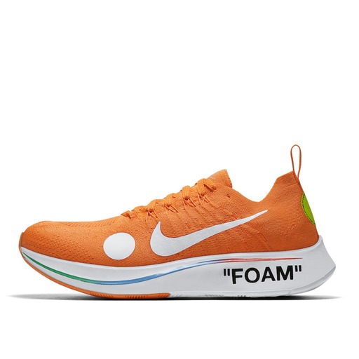 Nike x Off White Zoom Fly Mercurial Flyknit Pack 'Total Orange' (2018)