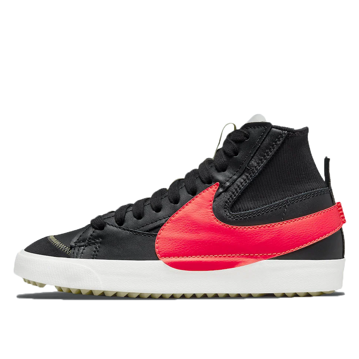 Nike Blazer Mid ’77 Jumbo Black Bright Crimson (2021) BLACK/BRIGHT CRIMSON/SAIL/OLIVE AURA sneaker – authenticated on KLEKT