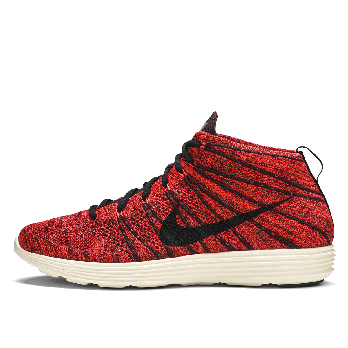 Nike Lunar Flyknit Chukka Black Red Black / Red sneaker – authenticated on KLEKT