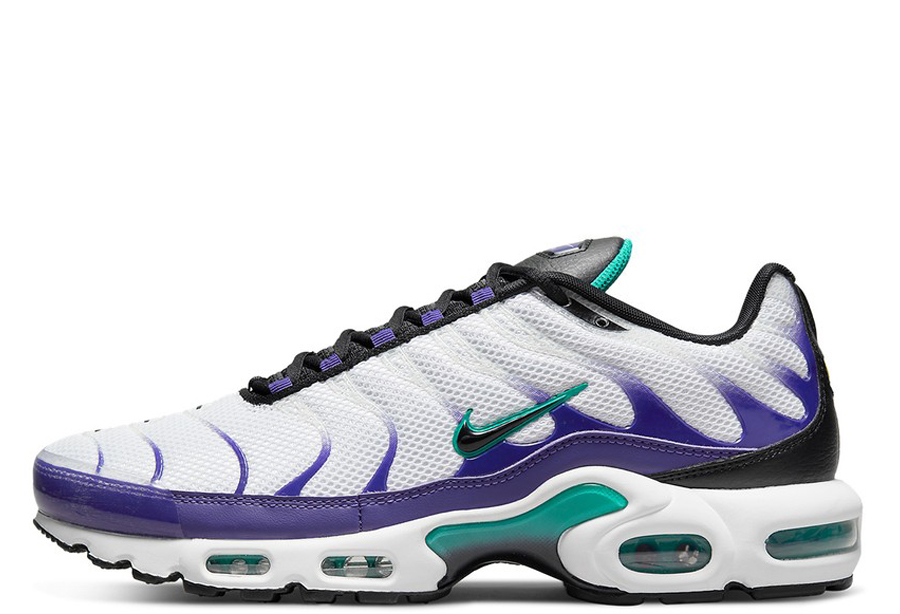 Nike TN Air Max Plus Grape (2022) White/Black/Grape Ice/New Emerald sneaker – authenticated on KLEKT