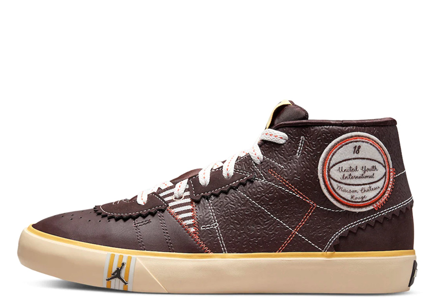 Air Jordan Series Mid x Maison Chateau Rouge Brown (2022) BASALT BROWN sneaker – authenticated on KLEKT