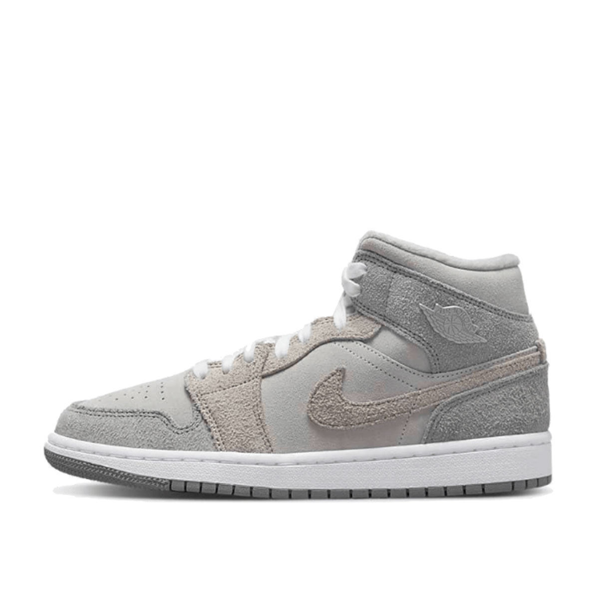 Air Jordan WMNS 1 Mid SE Particle Grey (2022) PARTICLE GREY/PARTICLE GREY/WHITE sneaker – authenticated on KLEKT