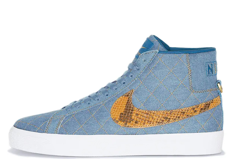Nike SB Blazer x Supreme Mid Denim Blue (2022) Industrial Blue sneaker – authenticated on KLEKT