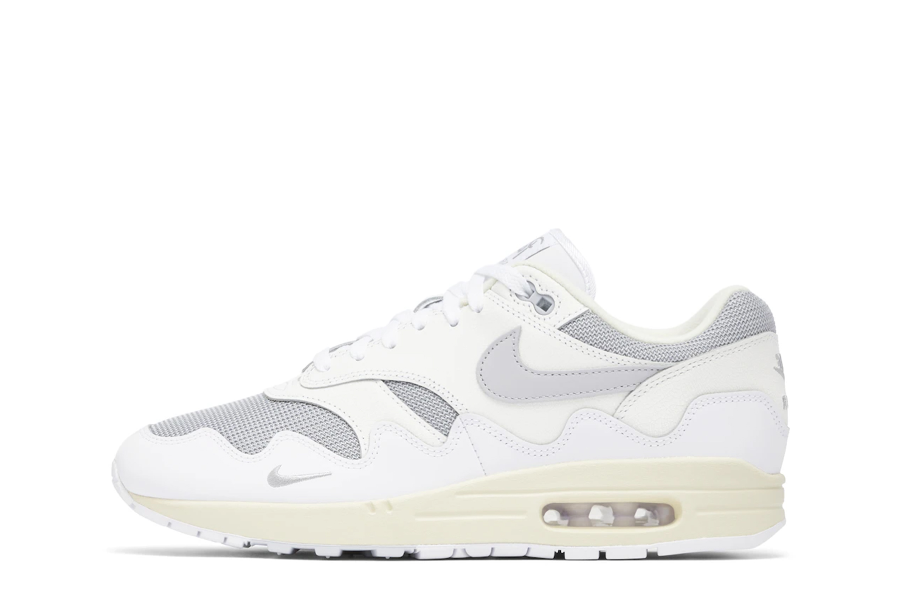 Nike x Patta Air Max 1 'White' (2022) White / Silver sneaker – authenticated on KLEKT