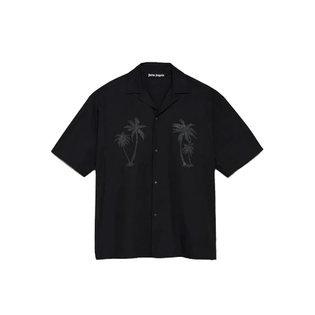 Palm Angles x Team Wang Palm Trees Bowling Shirt Black (SS21) BLACK sneaker – authenticated on KLEKT