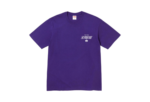 Supreme 4 Life Tee 'Purple' (FW24) – authenticated on KLEKT