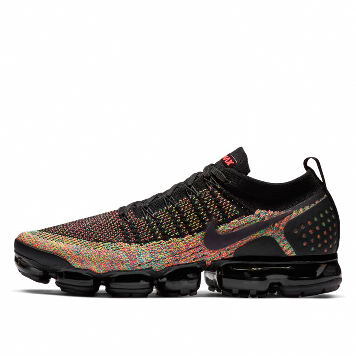 Nike Air VaporMax Flyknit 2 Black Multi-Color sneaker – authenticated on KLEKT
