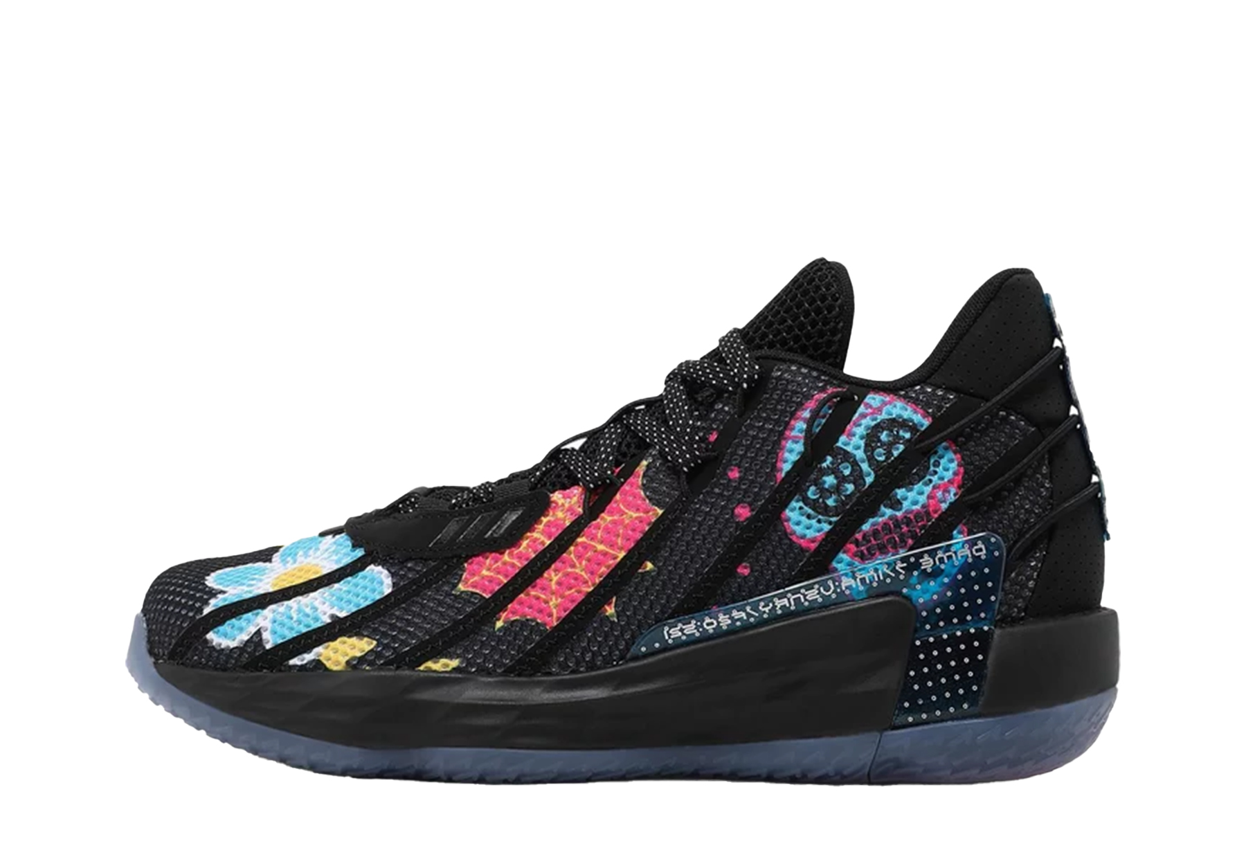 Adidas 7 'Day Of The Dead' (2024) Core Black/Semi Solar Pink/Bold Gold sneaker – authenticated on KLEKT