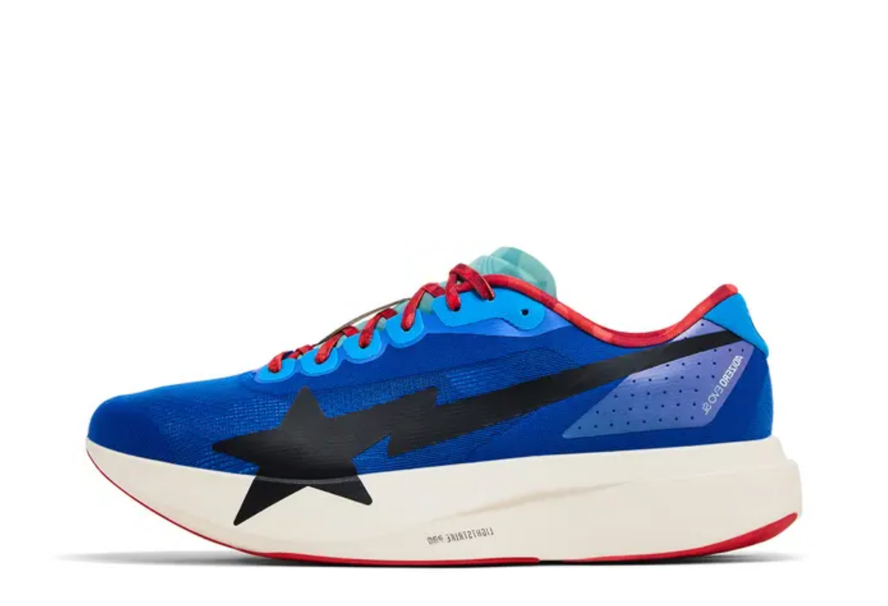 Adidas x BAPE Adizero Evo SL 'Blue Green' (2026) BLUE/GREEN/MULTI-COLOR sneaker – authenticated on KLEKT