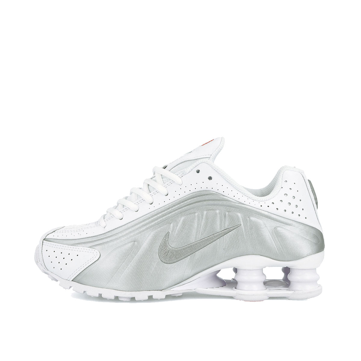 Nike Shox R4 White Metallic Silver (GS) White/Metallic Silver sneaker – authenticated on KLEKT
