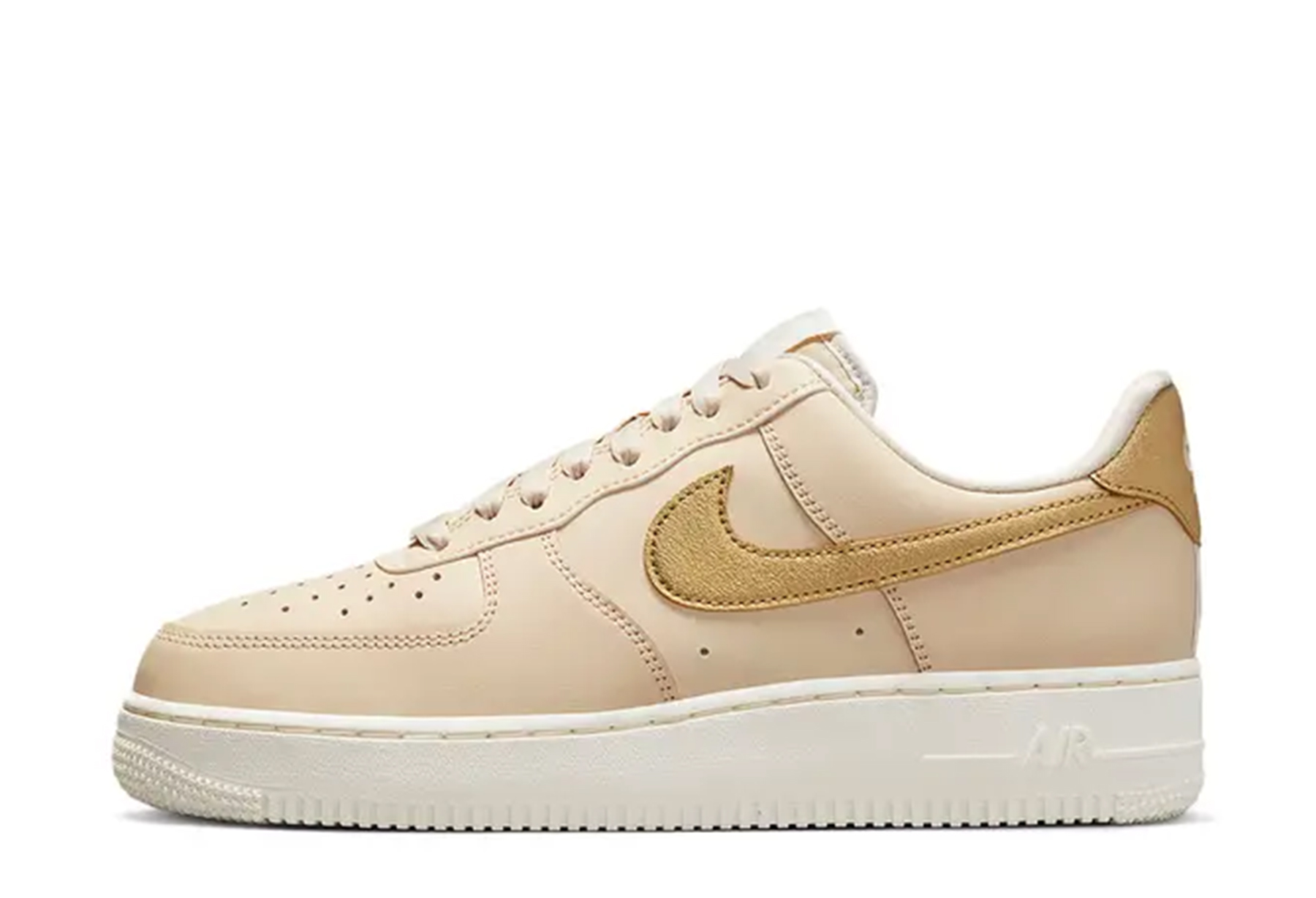 Nike Air Force 1 Low WMNS Gold Swoosh Beige (2023) Sanddrift/ Metallic Gold-Phantom sneaker – authenticated on KLEKT