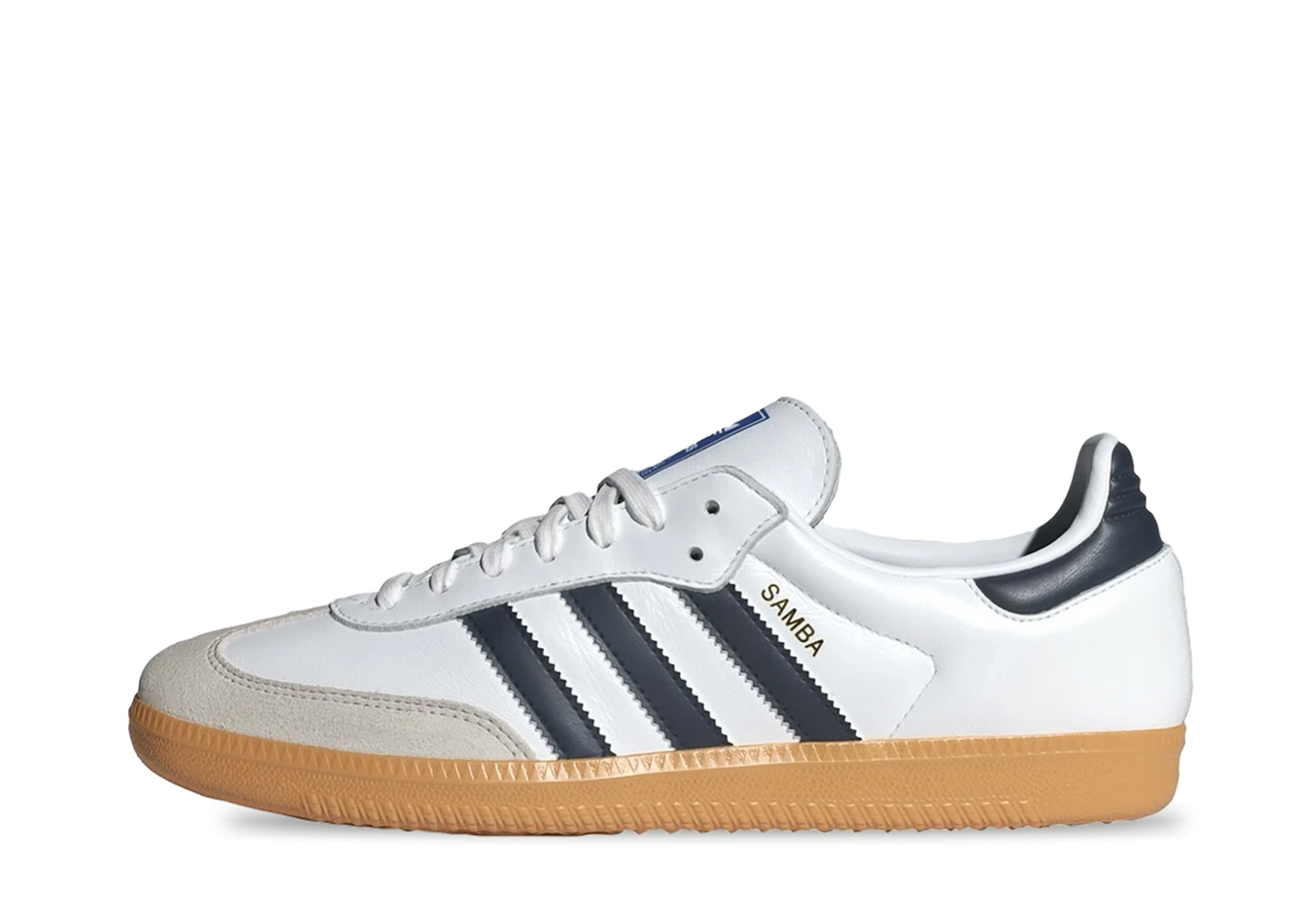 Adidas Samba OG 'Footwear White' (2024) Footwear White/Night Indigo/Gum 3 sneaker – authenticated on KLEKT