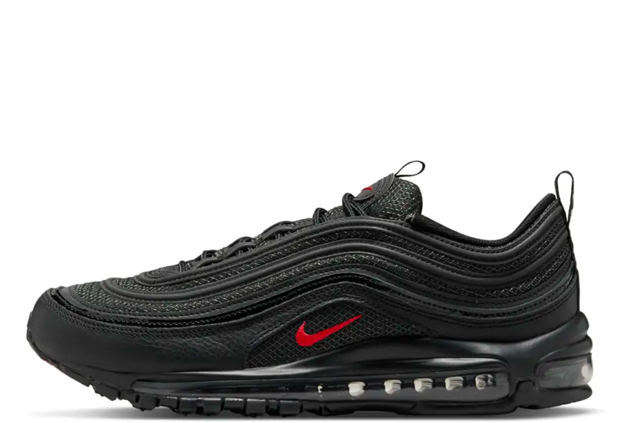 Nike Air Max 97 Black and University Red (2022) Black/University Red sneaker – authenticated on KLEKT