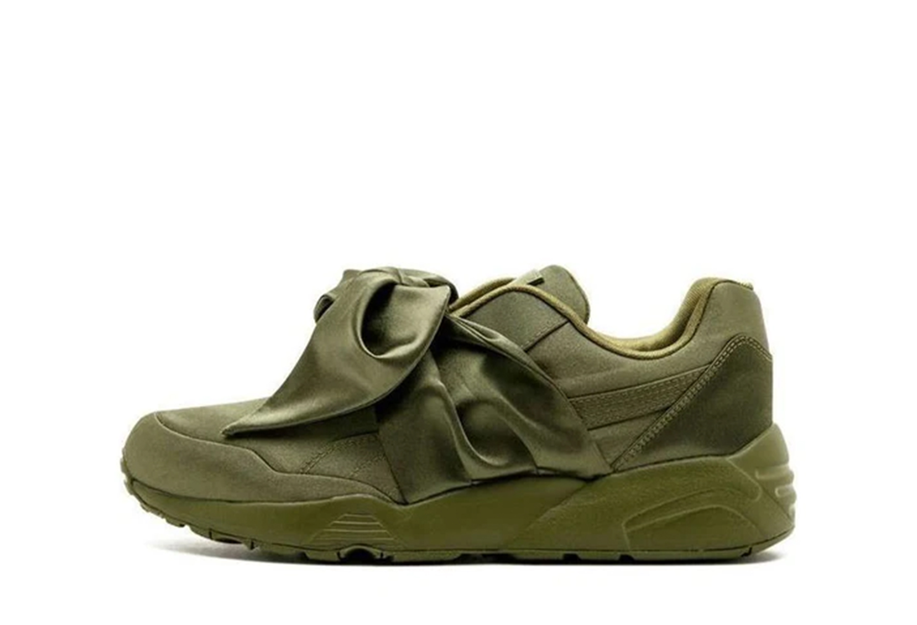 Puma x Rihanna Fenty Bow 'Olive' sneaker – authenticated on KLEKT